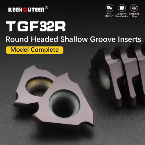 10PCS TGF32R100-R0.5 TGF32R300-R1.5 Groove JC1125 Steel Stainless Steel Cast Iron Processing Machini