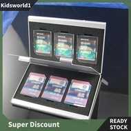 [kidsworld1.sg] Portable Memory Card Holder Protector Aluminum Holder Case for SD/SDHC/MMC Cards