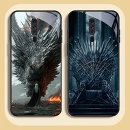 NC-32 Game of Thrones Kaca Glass Case For OPPO A5 A9 F11 A9X Reno 2F 2Z Pro