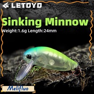 MELIFLUO Cicada Insect Hard Baits, Hard Bait Design Sinking Type Mini Sinking Minnow Lure, Fishing L