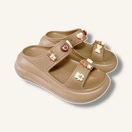 Dép Cross Nữ  Độn Đế 7cm Tặng 12 Stick Siêu Nhẹ Êm Chân Hot Trend 2025 TH Cross