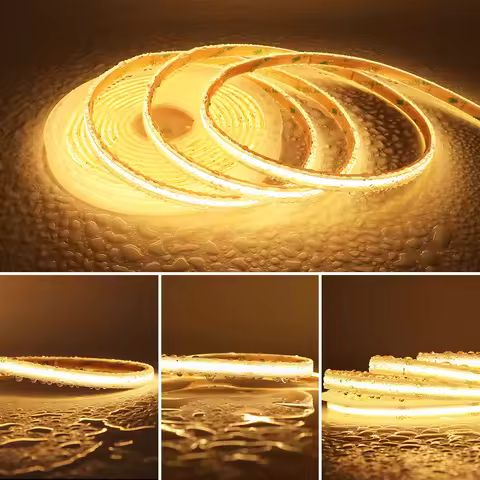 IP68 Waterproof COB LED Strip 12V Sauna Waterproof LED Tape Kitchen 24V LED Strip Outdoor Strip Ligh