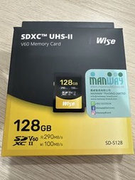 Wise 128GB SDXC UHS-II V60 記憶卡