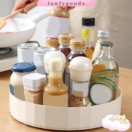 LANFY Cupboard Organizer, Plastics Non-slip Turntable,  Multifunction Rotating Rotating Storage Rack