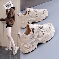 High Heel Dad Sneakers for Women - Thick Soled Casual Fashion Sneakers