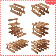 [SzluzhenbcMY] Freestanding Liquor Holder, Storage Rack, Bottle Rack for Home Living Room Basement