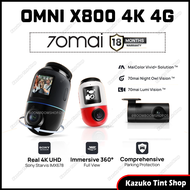 [New Launch] 70mai Omni 360° Dashcam X800 with 4K resolution 4G GPS & AI Parking Surveillance HDR Ni