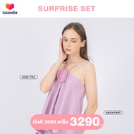 NICHp : Rose top + nadia pants ซื้อคู่ถูกกว่า