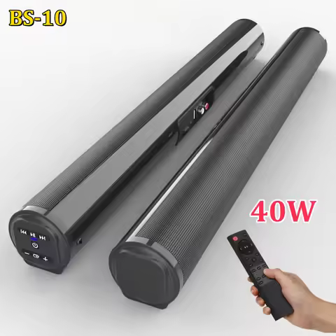 Wireless Bluetooth Sound Bar Speaker Subwoofer Wired Surround Stereo Desktop Home TV Projector Outdo