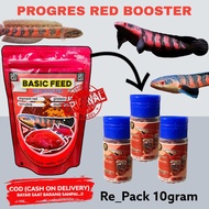 repack 10gr pakan pelet ikan channa maru red sampit red sentarum borneo