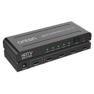 Onten CS144S HDMI Splitter 1x4 1 Input 4 Output Full HD Screen 4K Support 4K Video Channel Extension