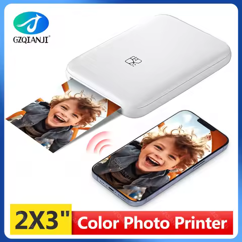 HPRT MT53 Portable Mni Mobile Pocket Printer BT Wireless Photo Printer with Zink Technology 2x3 Inch