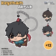 GANTUNGAN [Fate Grand Order] Keychain & strap hp full Acrylic Bedivere Version anime Character Fate 
