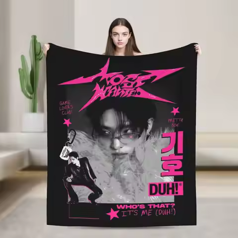 P1HARMONY KEEHO Blankets Flannel Decoration Breathable Super Soft Throw Blankets for Home Car Quilt
