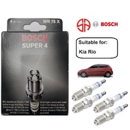 Spark Plug WR78X 0242232505 Bosch Super 4 Kia Rio DC