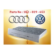 Audi Volkswagen - Passat Scirocco Tiguan TTS MK2 B7 Aircond Filter Cabin Air Filter 1K2-819-653