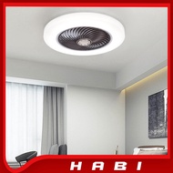 Ceiling Lamp APP BT Modern Black White Low Floor Ceiling Fans With Remote Control Simple Ceiling Fan Light LED Lighting
