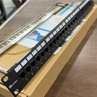 Patch panel 16 port Cat5 Ancomteck ACT - 16S1U-88 with data core ACT-5U-88