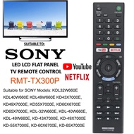 SONY RMT-TX300P REMOTE CONTROL for Sony BRAVIA TV  SMART TV YOUTUBE NETFLIX TV LED LCD OLED KDL-40W6