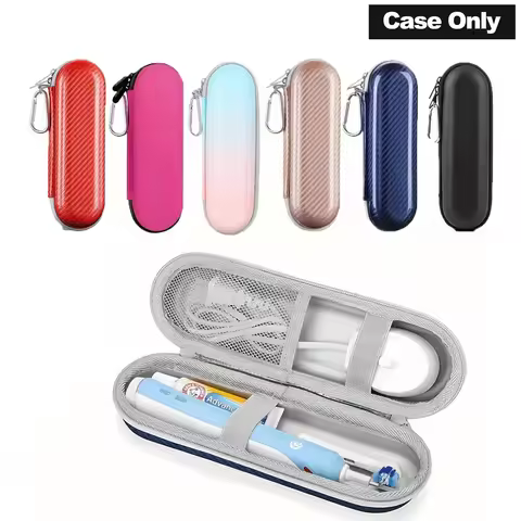 1pcs Electric Toothbrush Travel Case for Oral-B Pro/iO, Philips Sonicare, Oral B Toothbrush Case for