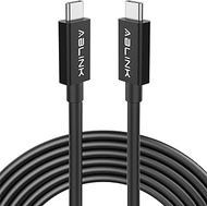 USB4 Cable 6.6ft Compatible Thunderbolt 4 Cable with 100W Charging,40Gbps Data Transfer,Single 8K or Dual 4K Displays,Compatible with Thunderbolt 4,USB4,Thunderbolt 3, USB-C