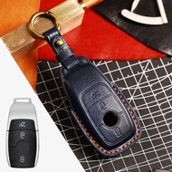 Leather Car Key Case Cover for Mercedes Benz E C S GLC Class E200 E400 E63 W213 S550 S560 C260 A200 