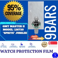 [SG LOCAL] 9BARS Protection Film for Rolex GMT Master2 (126720VTNR) SPRITE JUBILEE full coverage