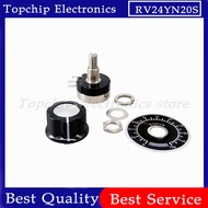 1Set RV24YN20S Carbon Film Potentiometer 1K 2K 5K 10K 20K 50K 100K 1M Ohm Single Rotary Taper With A