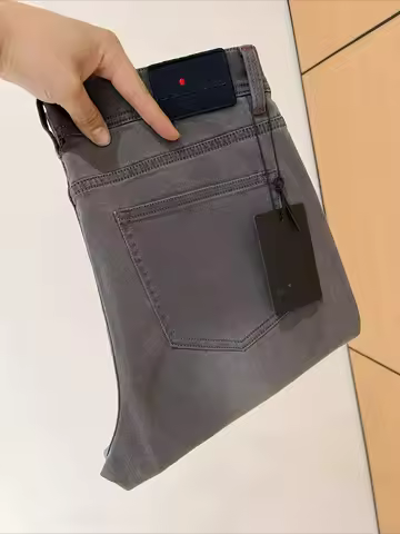 25 spring and summer new Italian kiton chiton solid color fashionable versatile slim-fitting small f