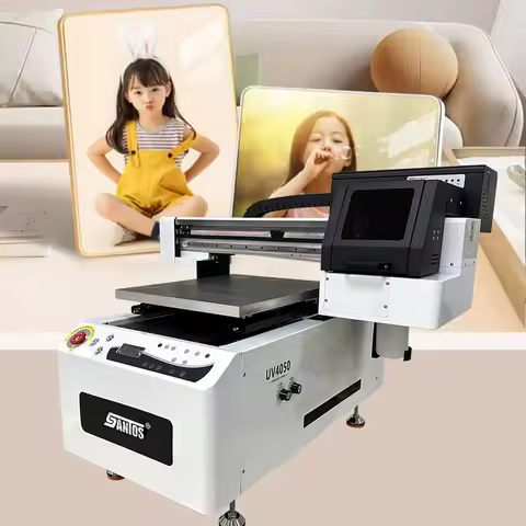 UV 40*50cm flatbed printer Mobile Phone Case Inkjet Led UV Printing Machine Dual XP600 Head UV Flatb