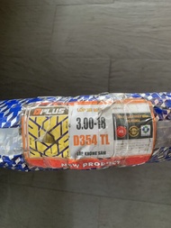 Lốp xe máy DPLUS 3.00-18 vỏ trước GZ 150 suzaki không ruột (săm)