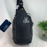 Lynx 美國山貓 單肩包 胸包 斜背包 背帶LY39-2P51-91 黑灰色 $1180