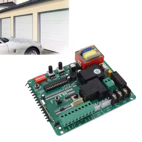 Sliding Gate Motor Control Board LED Indication Electric Door Motor Circuit Board with Remote Contro