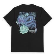 T-shirt Apparel - "Dragon Atack" - Streetwear/ Streetwear T-shirt/ Streetwear Tshirt/ Black T-shirt 