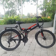 全新 GERUITOP 26吋摺疊軟架單車 26" foldable E-bicycle 48V 10ah ⚠️溫馨提示⚠️ 電動單車只能在私家路上行走 亦都接受消費券(微信或支付寶)訂貨購買 W6532 2359