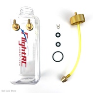 ⊕RC Fuel Tank Transparent Plastic Bottle 260/360/500/700/1000/1500 ML/CC CNC Aluminum Alloy for Ga