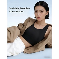 Janest Plus Size Breathable Minimizing Binding Sports Bra - Ultra-Thin for Summer