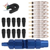 10pcs Valve Core for Presta,Valve Core Bike Bicycle Replacement with 2 Valve Core Remover Tools&10 V