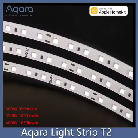 Aqara Smart Light strip T2 Ra90 1050lm/m Household Lamp Background Wall 8mm Cutable For Aqara Apple 
