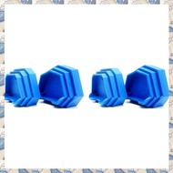 (SDRB) 12PCS Dental Model Base Former Impression Trays Base Molds Set for Lab Plaster Model Cast Tri