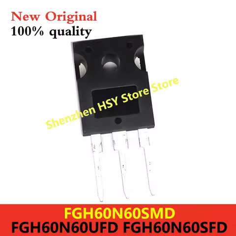 (5piece)100% New FGH60N60SMD FGH60N60UFD FGH60N60SFD FGH60N60 60N60 TO-247 Chipset
