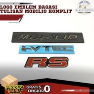 Complete Mobilio Ivtec RS Trunk Emblem Logo Original