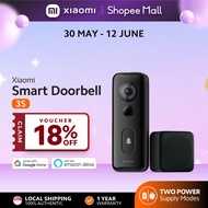 Xiaomi Smart Doorbell 3S | 2K Resolution | Weatherproof | Smart Wireless WiFi Video Doorbell Camera 