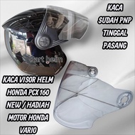 KACA HELM HONDA TRX-3 PCX 160 NEW / VISOR HELM HONDA VARIO 160 NEW KACA HELM HONDA ORIGINAL PCX NEW