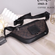 Premium C0ACl-l Pouch Bag Cross Body Bag Waist Bag For Men & Women Beg Lelaki dan Perempuan Beg Sand