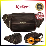 KICKERS ORIGINAL COW LEATHER WAIST POUCH BAG BEG LELAKI KULIT ORIGINAL LEMBU ASLI BEG PINGGANG BRAND