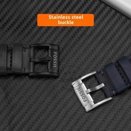 7/18✈FOSSIL FS4735/FS4812 replacement leather watch strap 22/24mm - compatible with ME3052/ME3054