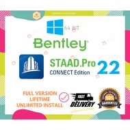 Bentley STAAD Pro Advanced CONNECT Edition 22 💻 For Windows | Full Version | Lifetime