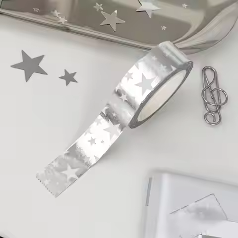 5 Rolls Star Hand Account Tape Hand Account Gift Decoration Material Adhesive Tape