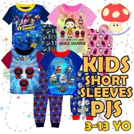 🍄 LITTLE MUSHROOMS 🍄 KIDS CHILDREN COTTON SHORT SLEEVES LONG PANTS PYJAMAS | SQUID GAME AMONG US FORTNITE ||